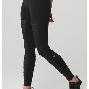 NWT Alo Yoga High-Waist Moto Legging Black Size L